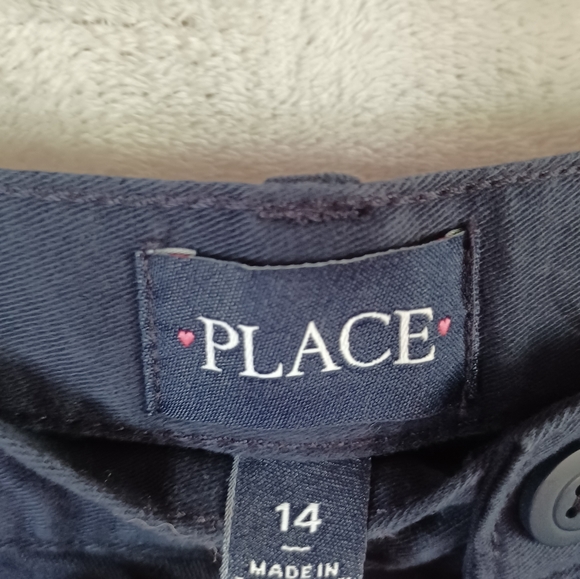 THE CHILDREN'S PLACE Women's Bermuda Short Size 14 Navy Blue Stretch Fabric - Picture 5 of 15